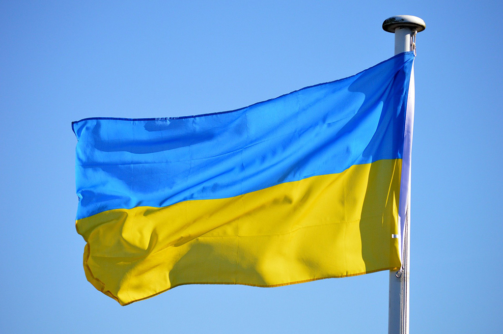 Flagge der Ukraine